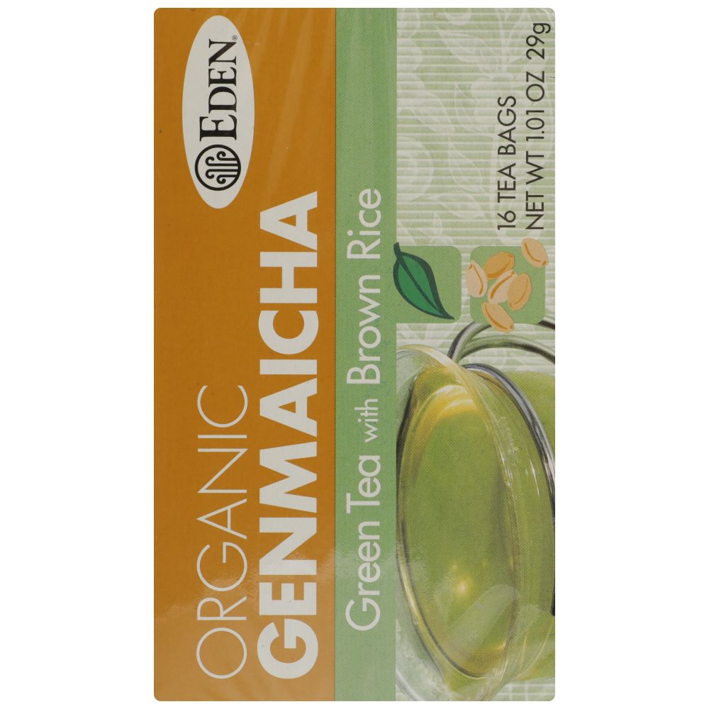 EDEN FOODS: Tea Genmaicha Green Org, 16 bg