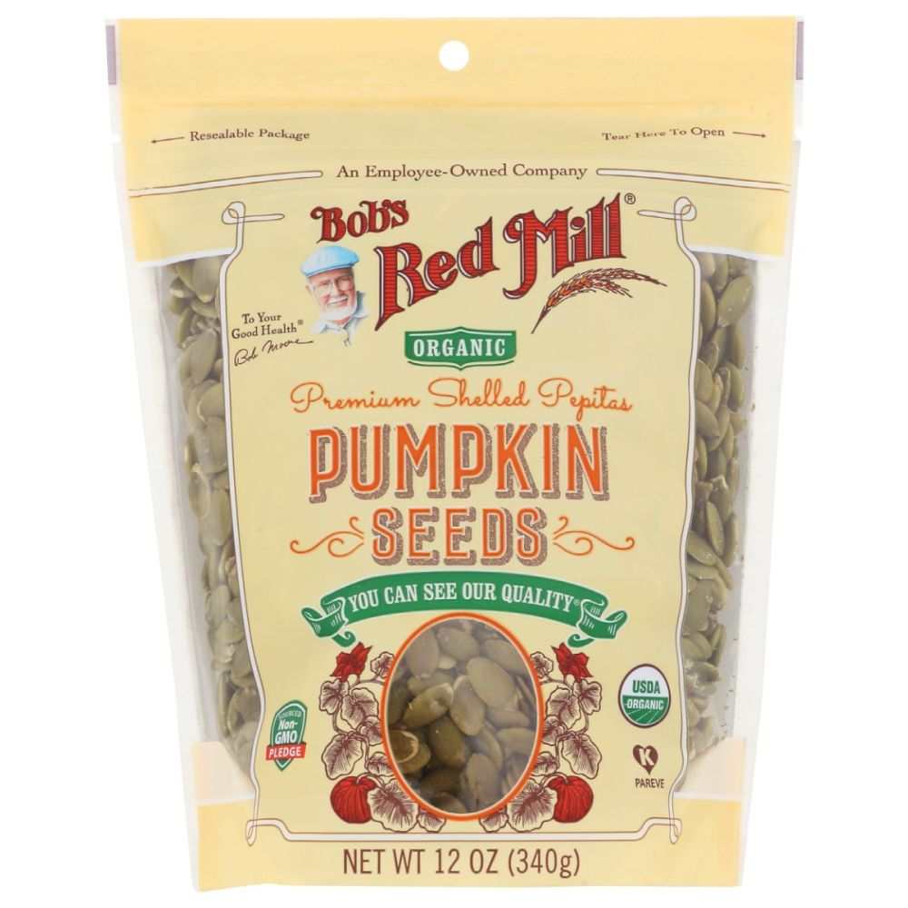 BOBS RED MILL: Premium Shelled Pumpkin Seeds, 12 oz