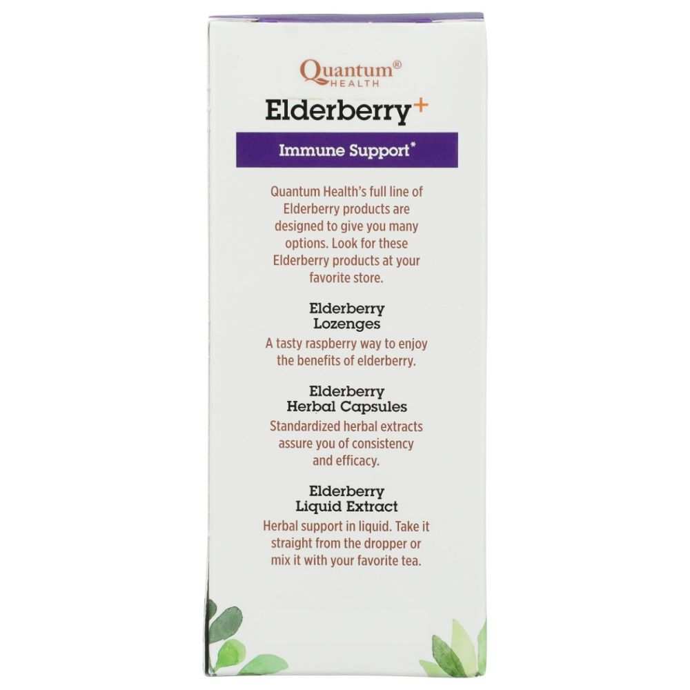 Quantum Health Elderberry Syrup Soothes & Quiets-4oz | Immune Boosting