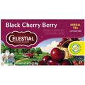 CELESTIAL SEASONINGS: Black Cherry Berry Herbal Tea Caffeine Free, 20 bg