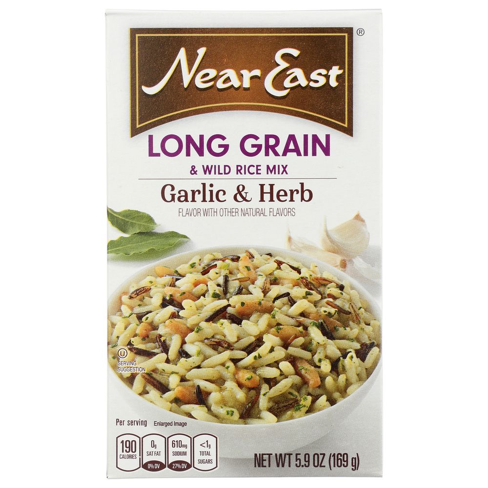NEAR EAST: Rice Mix Long Grain Wild Garlic, 5.9 oz