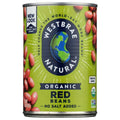 WESTBRAE NATURAL: Vegetarian Organic Red Beans, 15 oz