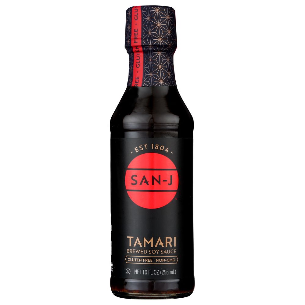 SAN-J: Gluten Free Tamari Soy Sauce, 10 Oz