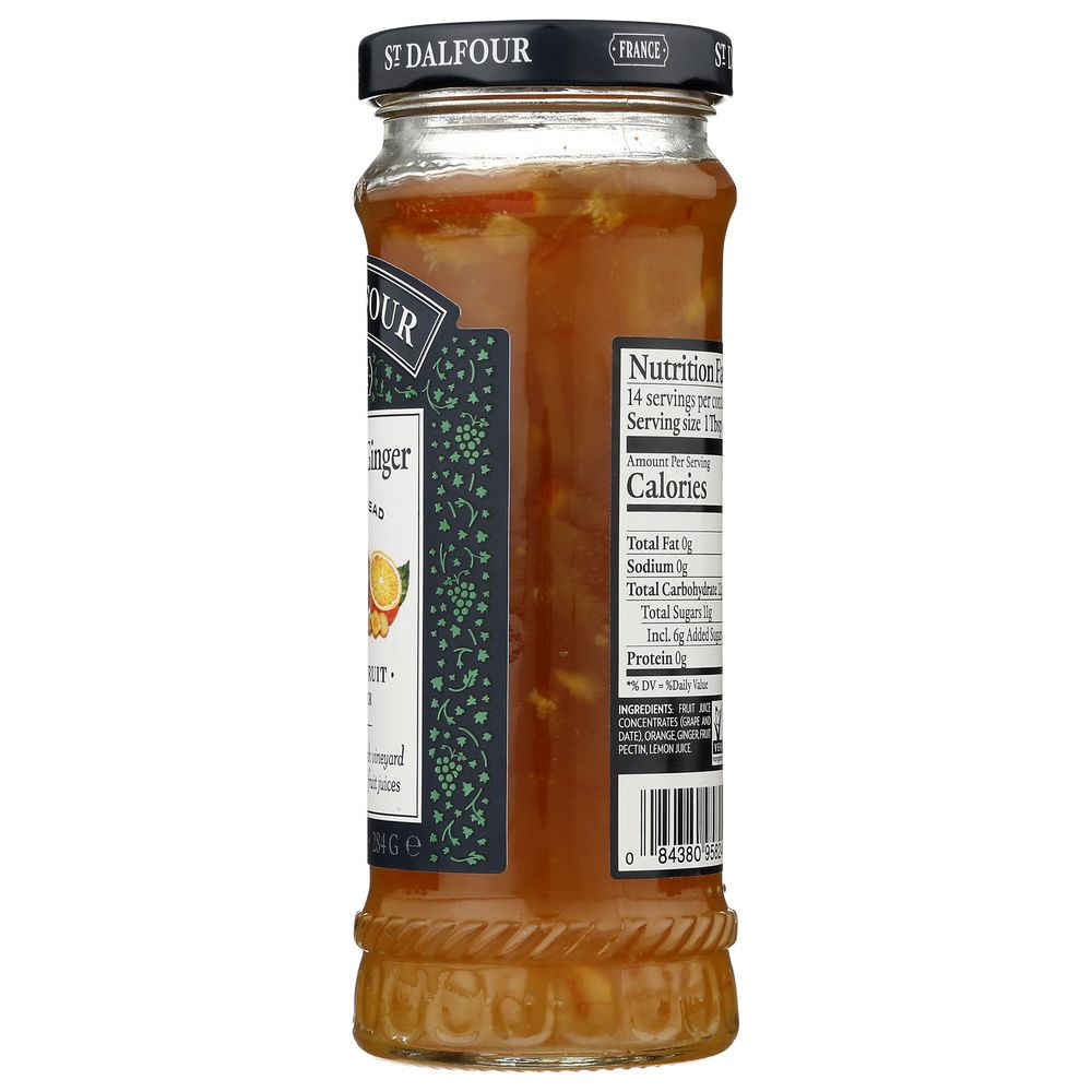 ST DALFOUR: Ginger & Orange Marmalade, 10 oz
