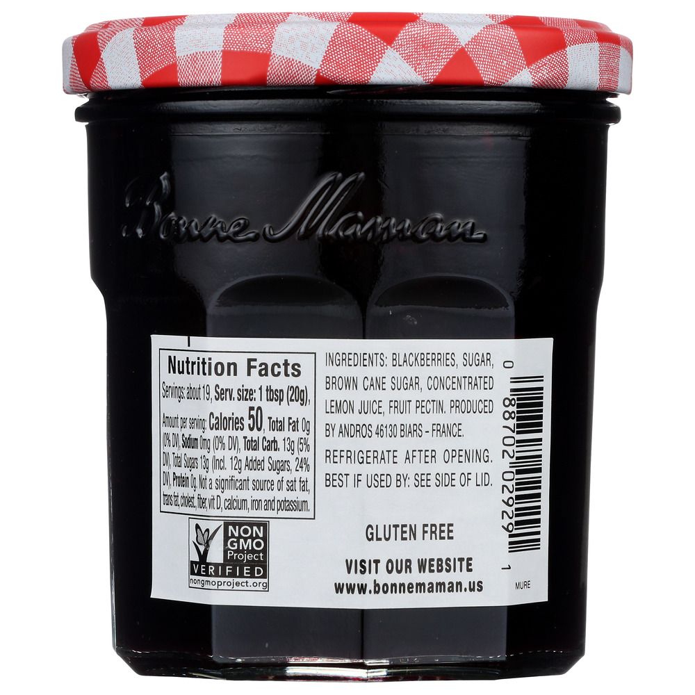 BONNE MAMAN: Blackberry Preserves, 13 oz
