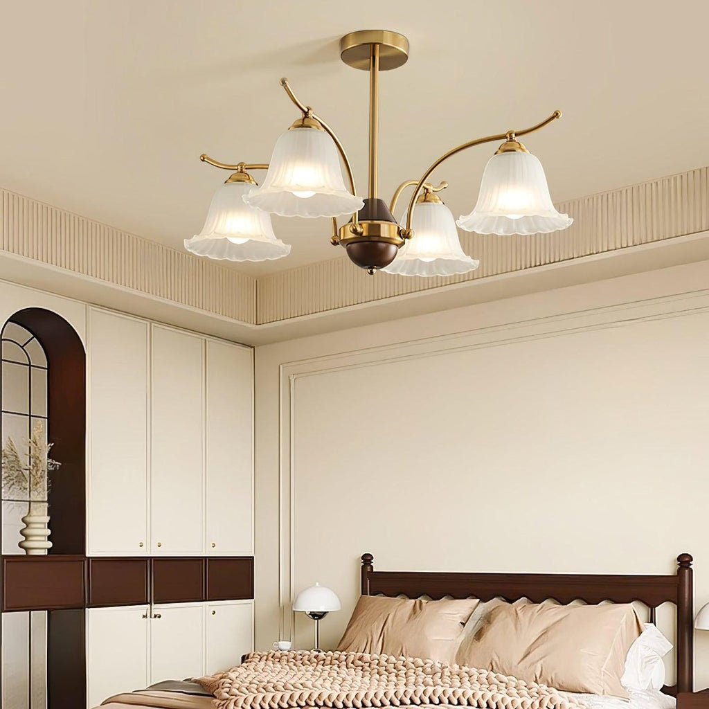 Flora Brass Chandelier