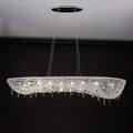 Oval Modern Crystal Chandelier