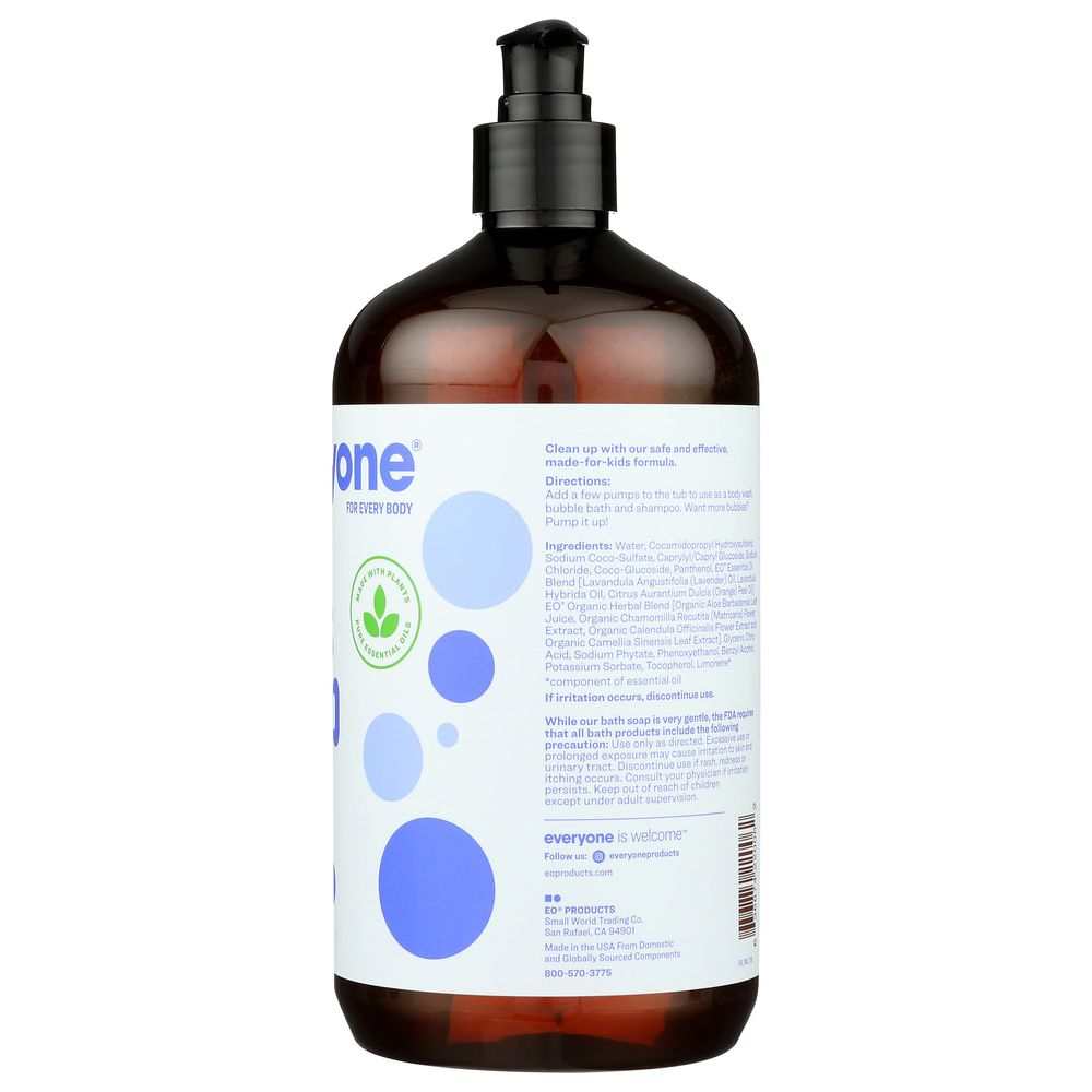 EO PRODUCTS: Everyone Kids 3in1 Lavender Soap,32oz - Gentle|Multi-use