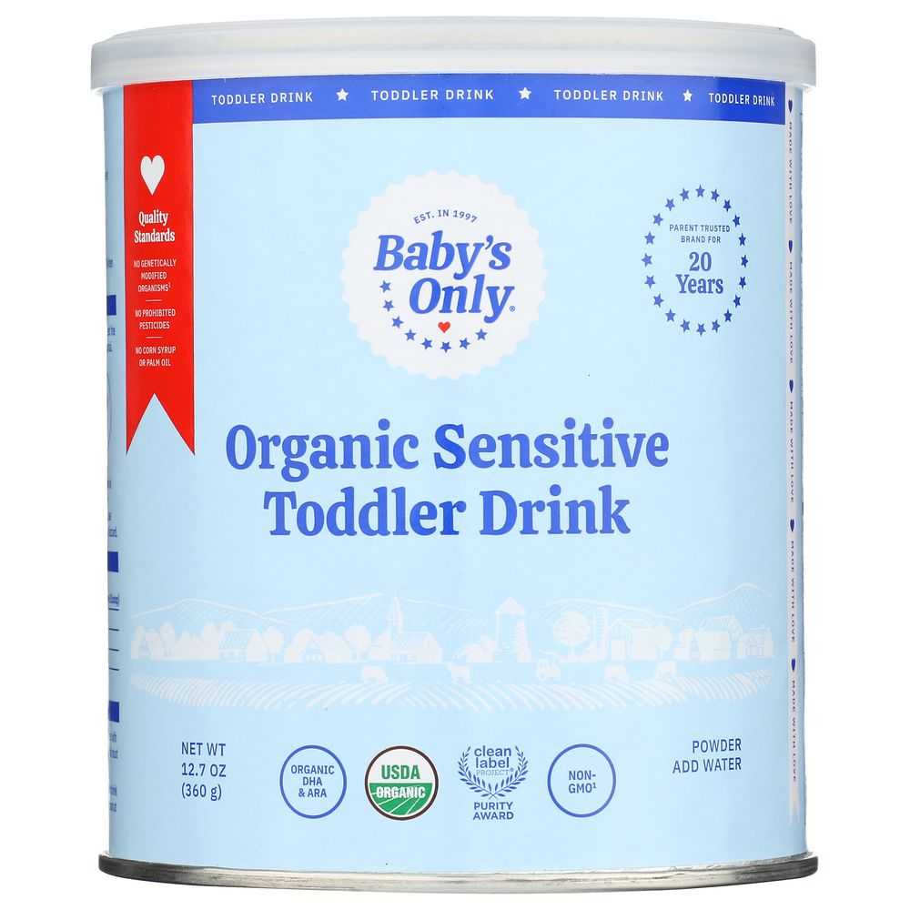 BABYS ONLY ORGANIC: Toddler Formula LactoRelief Iron Fortified, 12.7 Oz