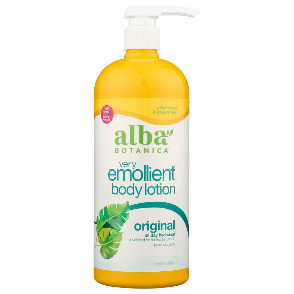 ALBA BOTANICA Very Emollient Body Lotion Original -32oz|Skin Hydration