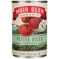 MUIR GLEN: Organic Petite Diced Tomatoes Original -14.5oz|Pure & Fresh