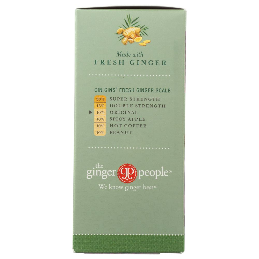 THE GINGER PEOPLE: Gin Gins Original Chewy Ginger Candy, 4.5 oz