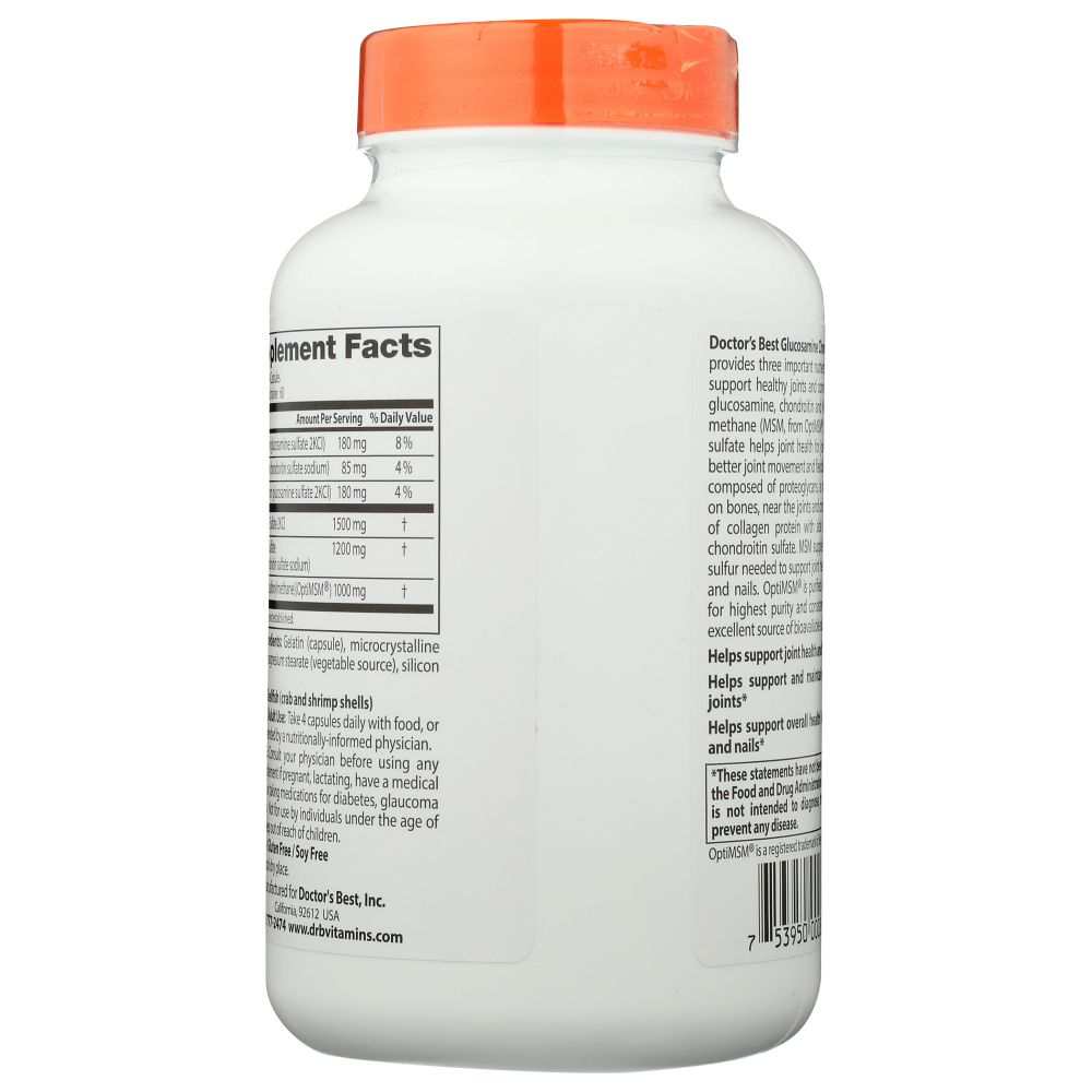 Doctor's Best Glucosamine Chondroitin MSM - Support Healthy Joints
