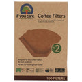 IF YOU CARE: Coffee Filters No. 2 Size, 100 Filters