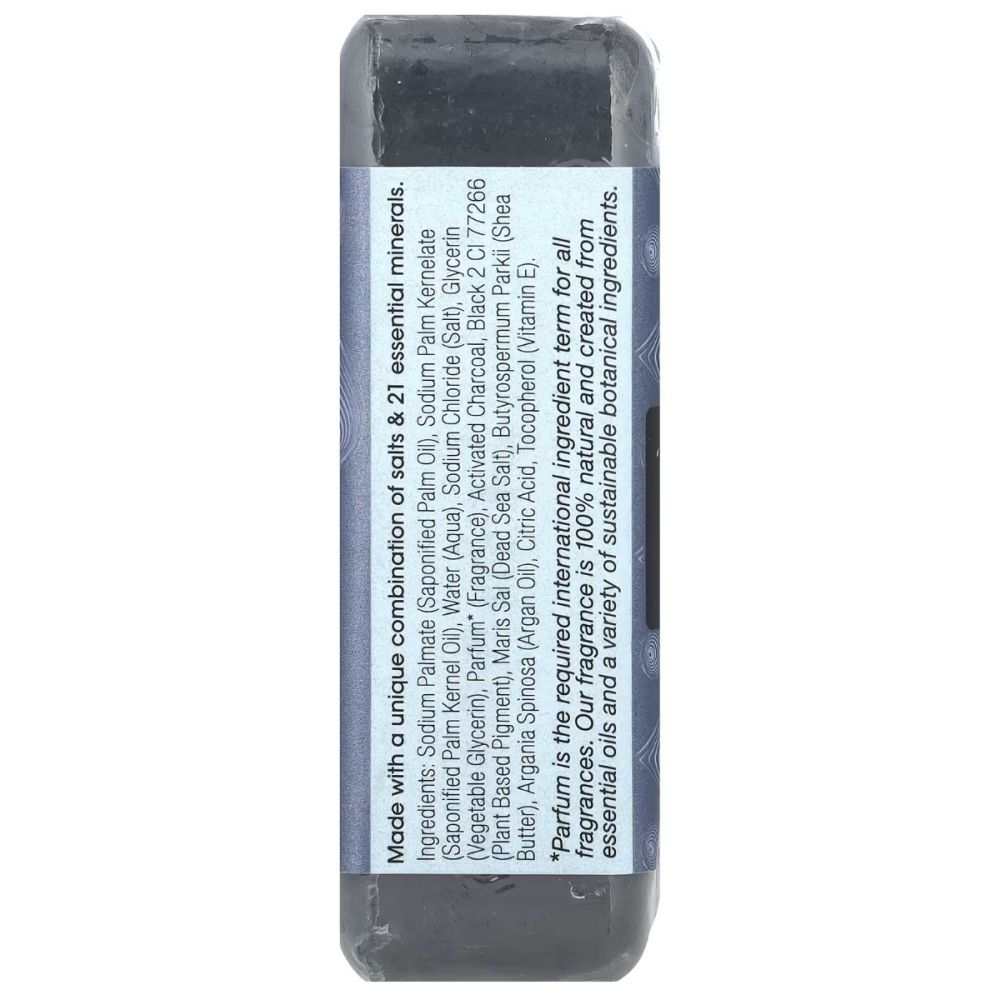 ONE WITH NATURE: Activated Charcoal Soap With Dead Sea Minerals Argan Oil and Shea Butter, 7 oz
