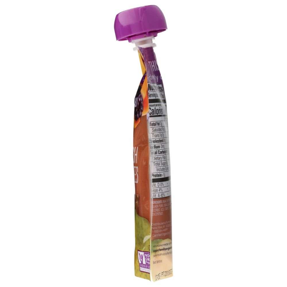 HAPPY BABY S2 Pear Squash Blackberry Organic - Delicious Baby Food 4oz