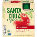 SANTA CRUZ ORGANIC: Apple Sauce 4x3.2oz Pouches, 12.8 Oz