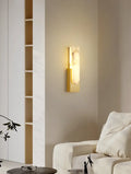Agatha Alabaster Copper Wall Lamp