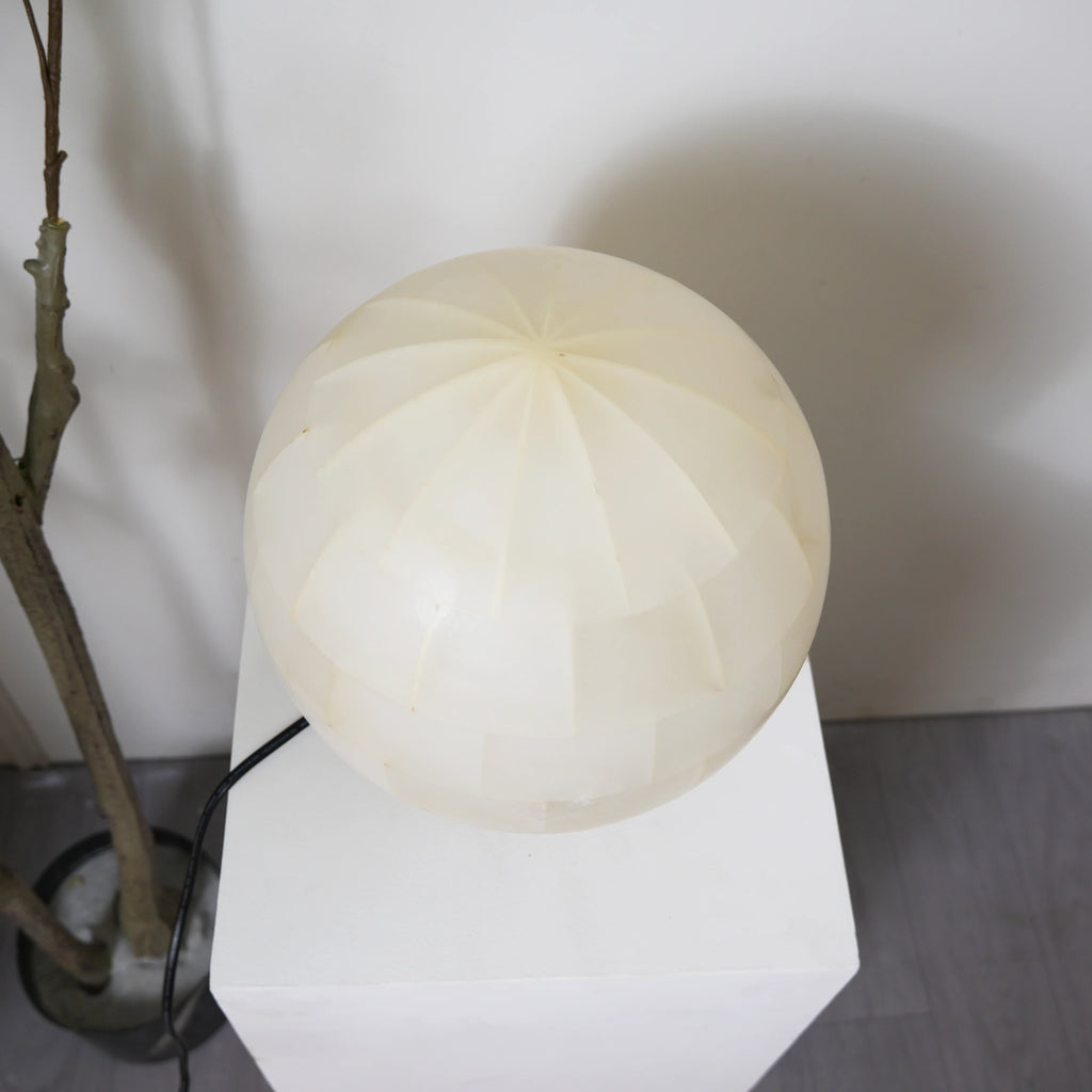 Alabaster Ball Table Lamp