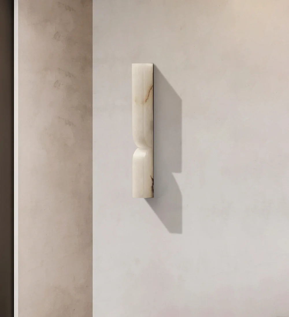 Alabaster Essence Rectangle Wall Sconce