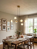 Alabaster Maytoni Uva Brass Chandelier