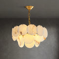 Alabaster Multi Layer Round Chandelier
