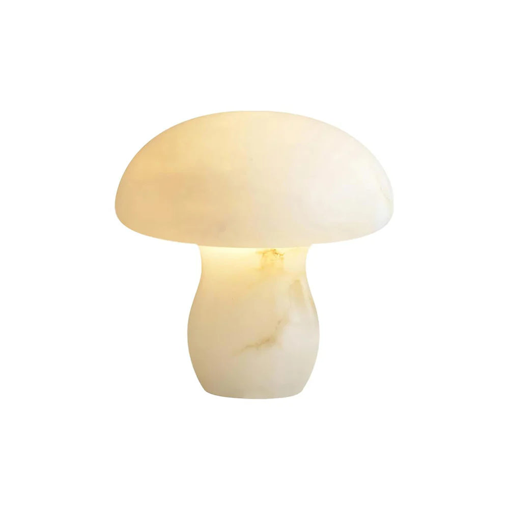 Alabaster Mushroom Table Lamp