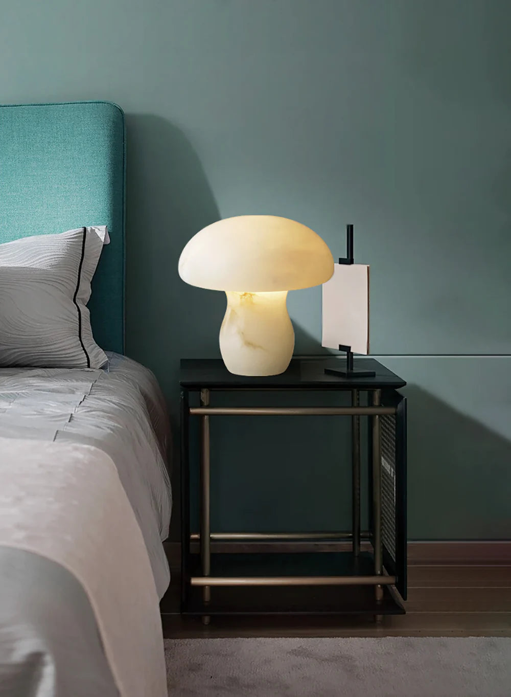 Alabaster Mushroom Table Lamp