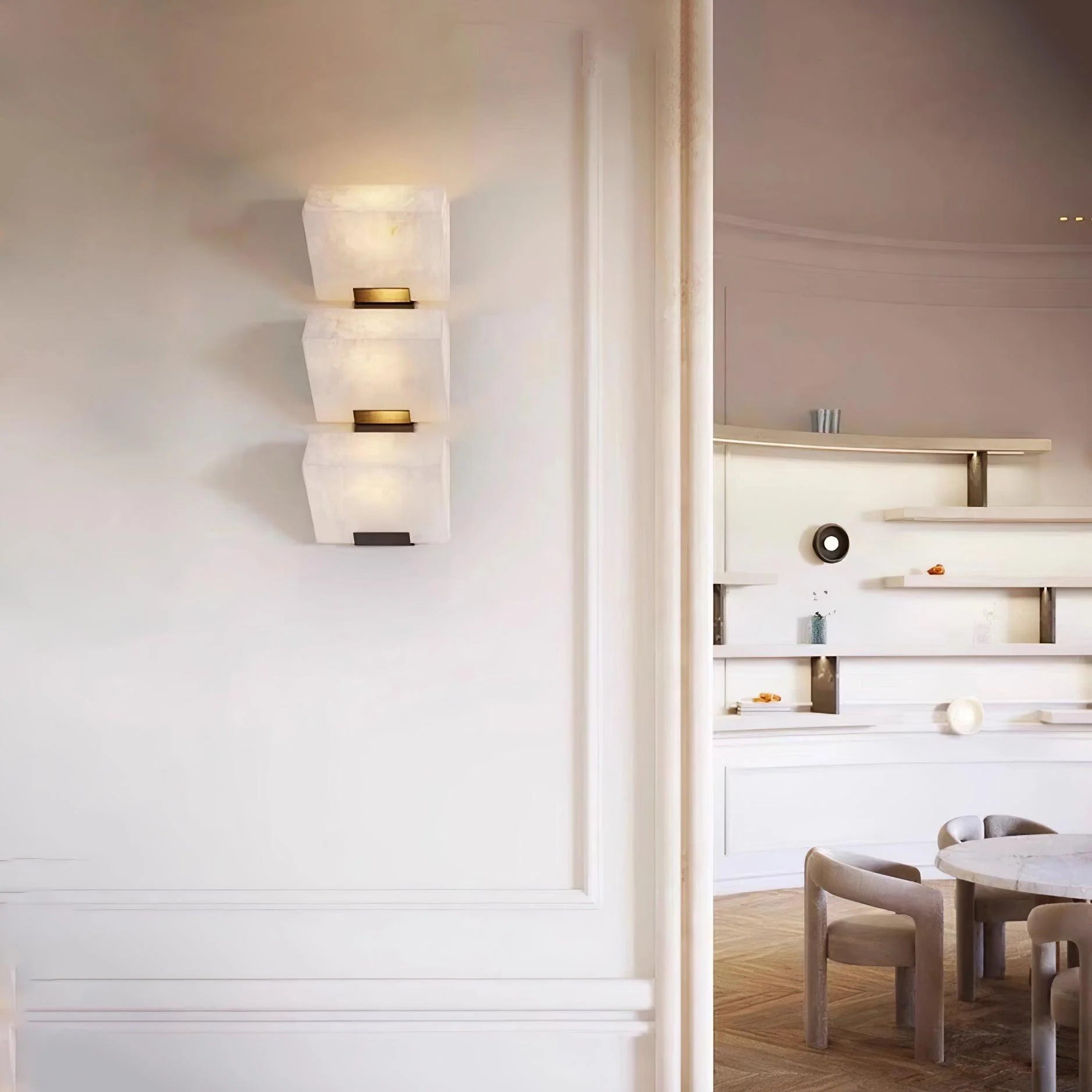 Modern Alabaster Staircase Wall Lamp