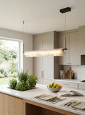 Alabaster Dining Linear Chandelier