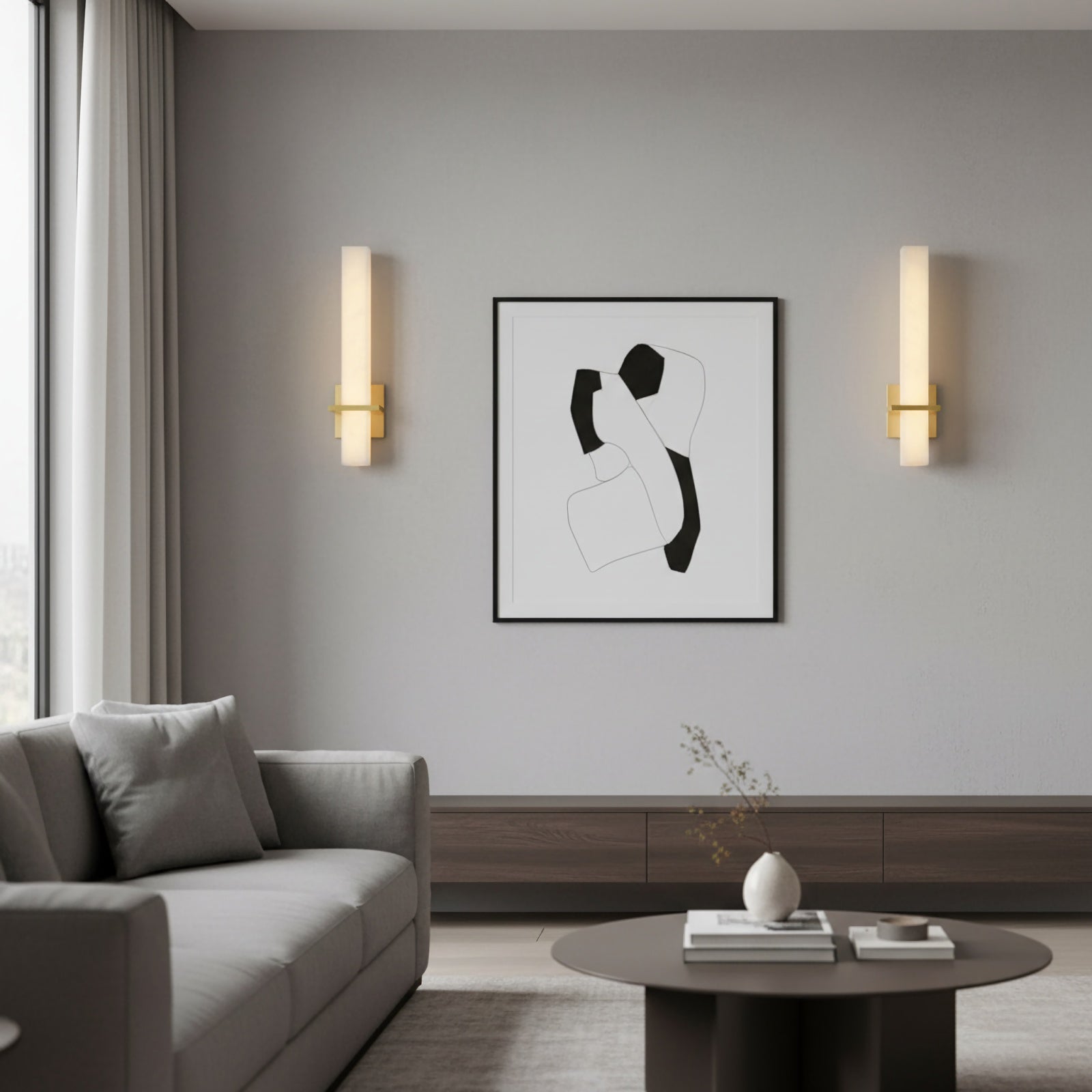 Alabaster Milan Wall Lamp
