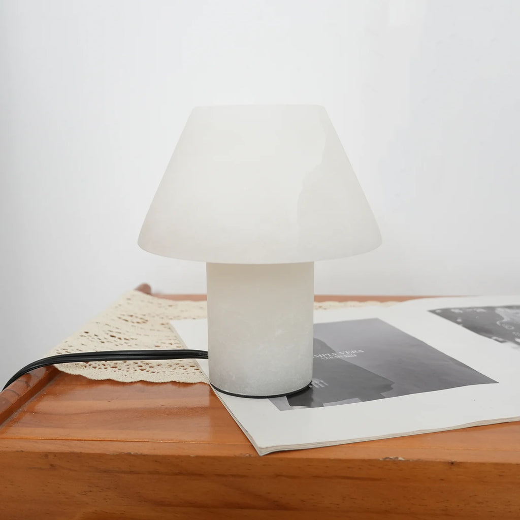 Alabaster Petra Stone House Table Lamp