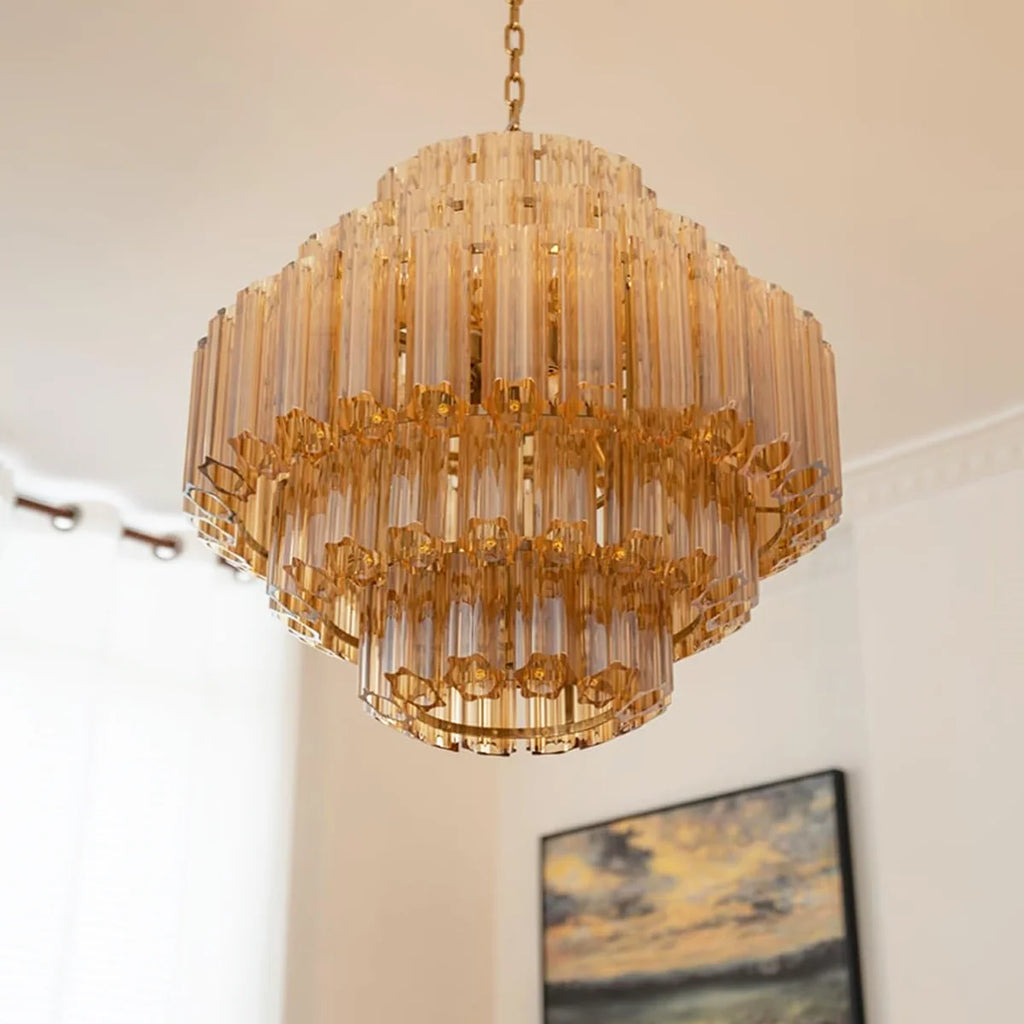 Amber Palermo Round Chandelier