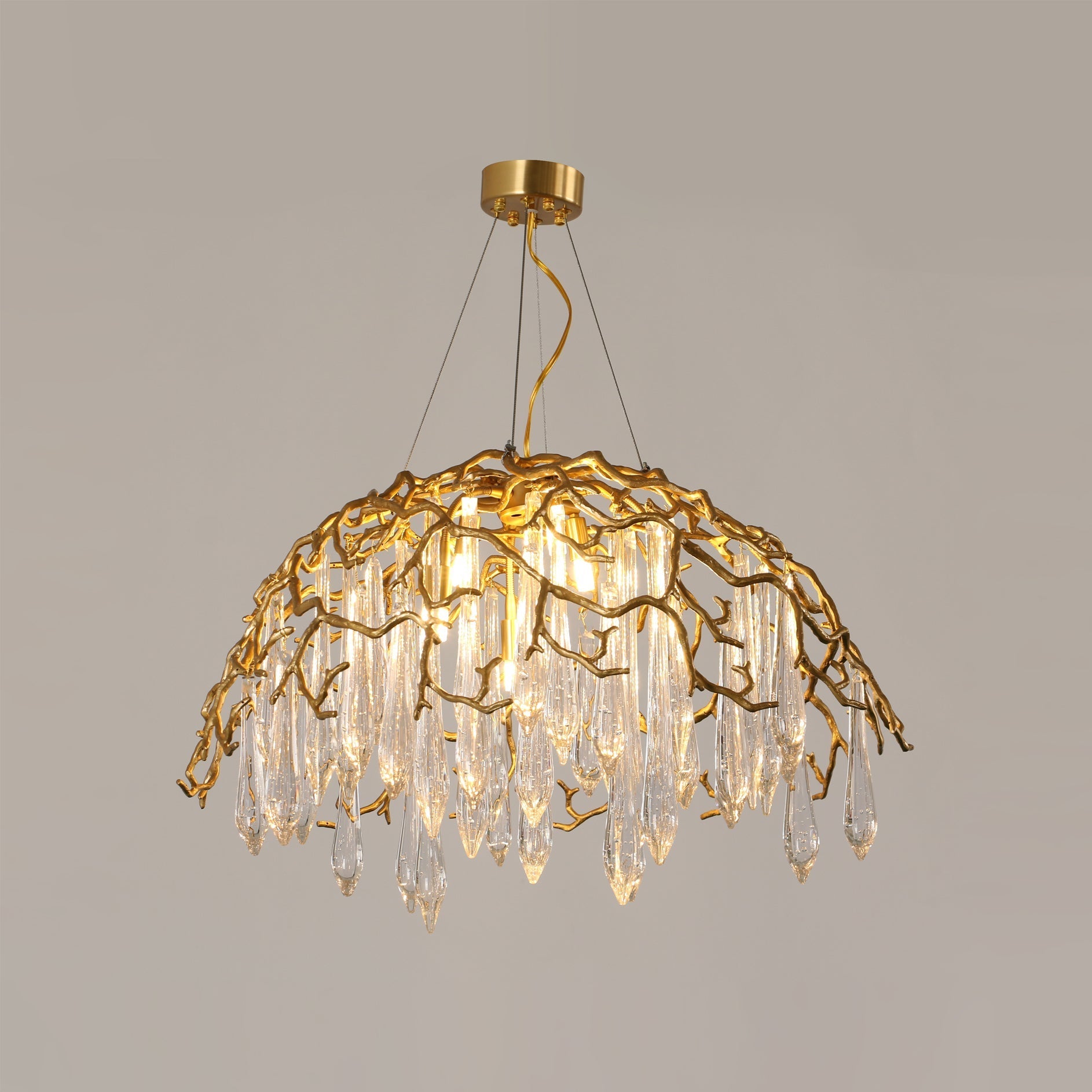 Aqua Dome Chandelier