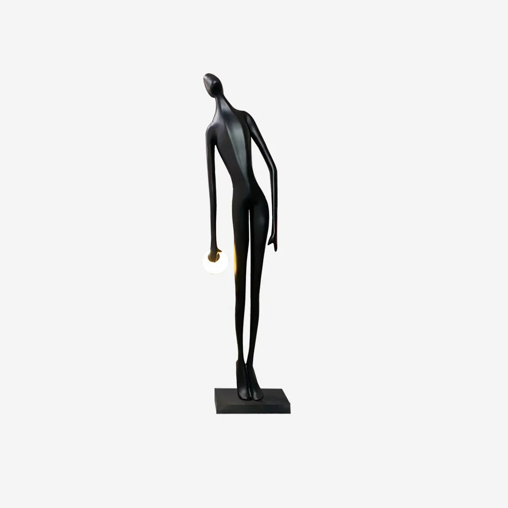 Art Design Human Statue Floor Lamp