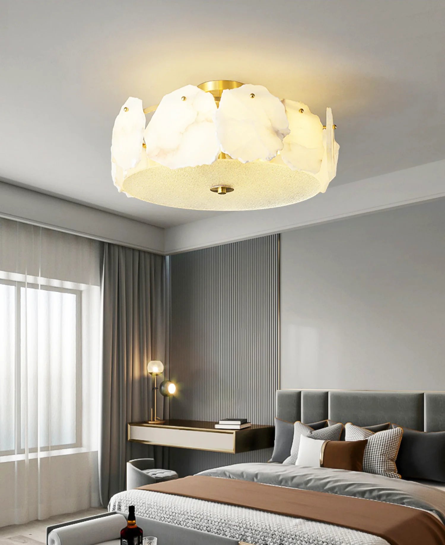 Artze Alabaster Ceiling Light