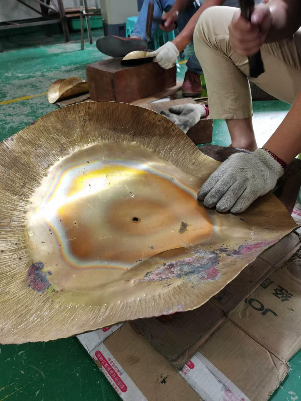 Hammered Pendant Light