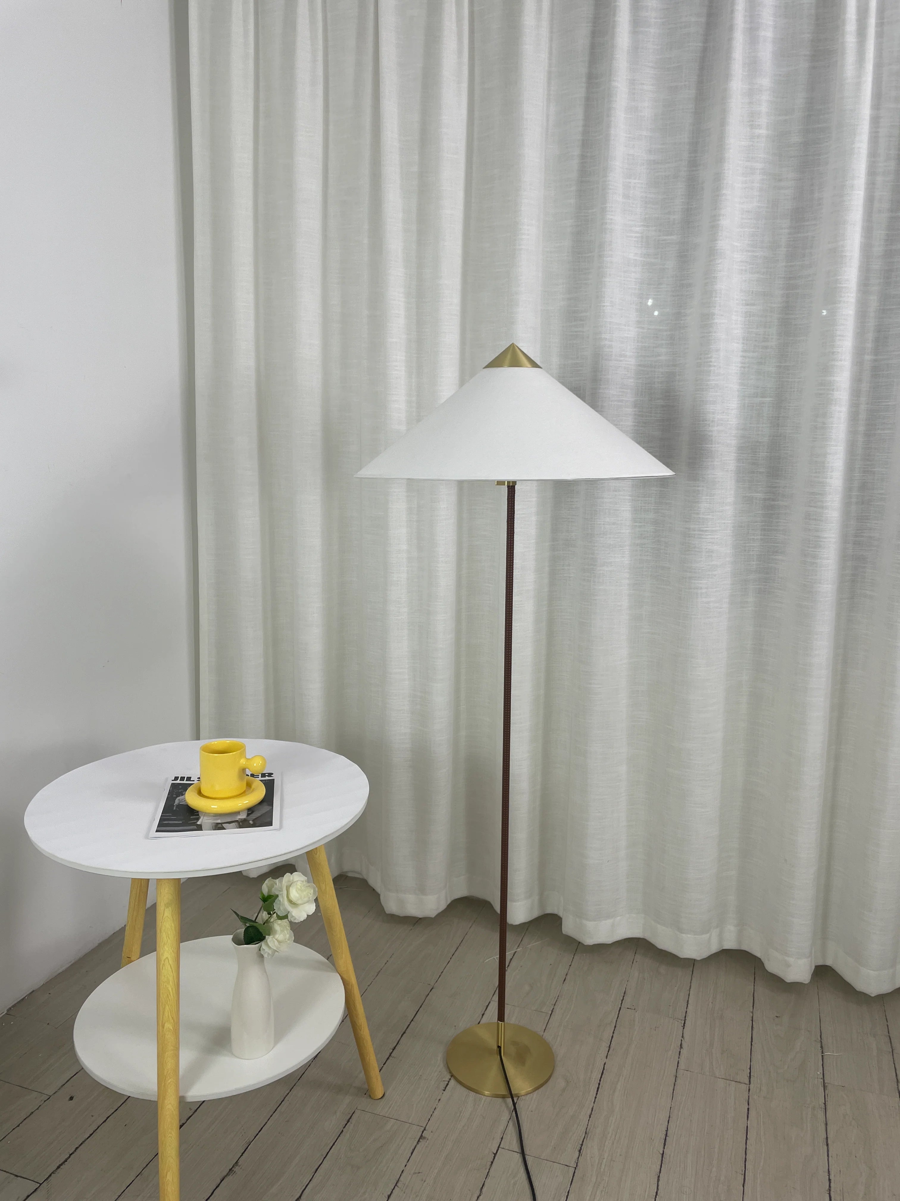 Bamboo Hat Floor Lamp
