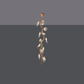 Bird Glass Tree Branch Long Staircase Chandelier