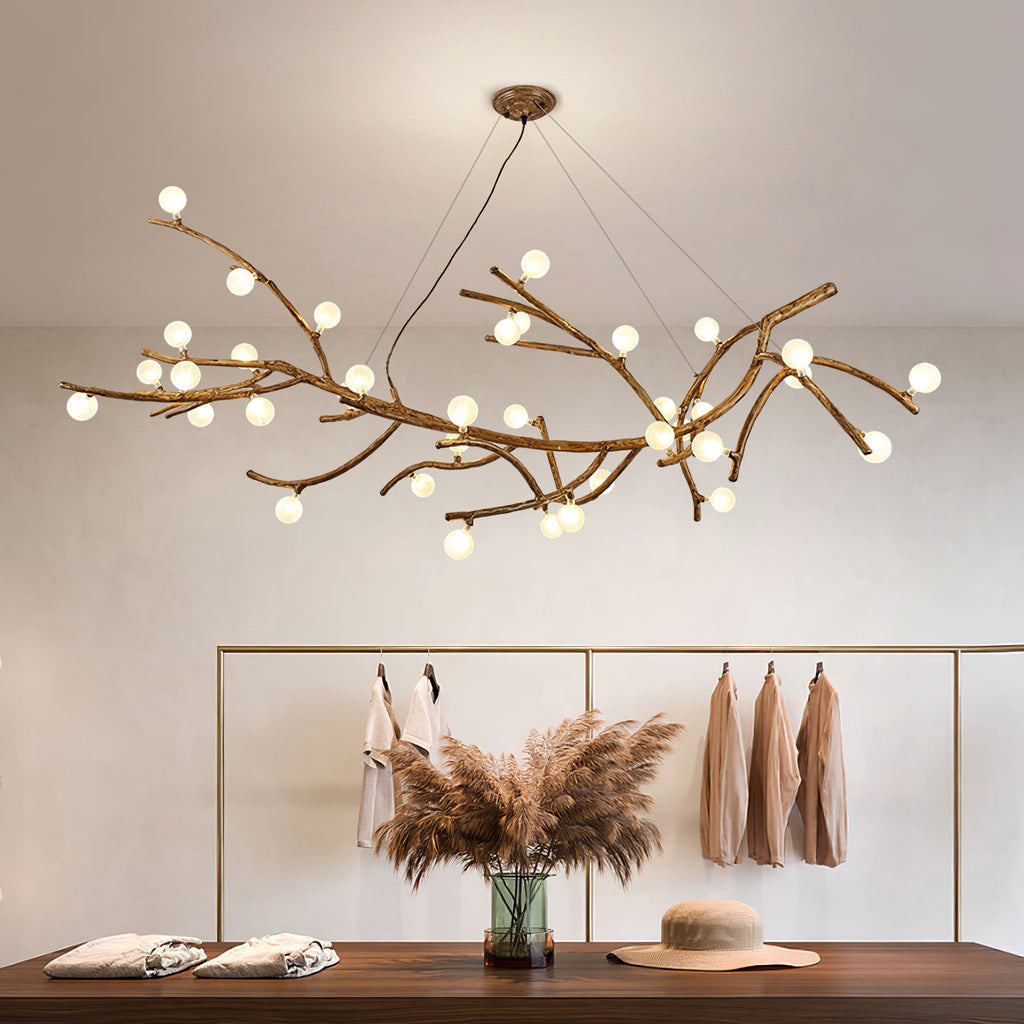 Boho Tree Branch Chandelier