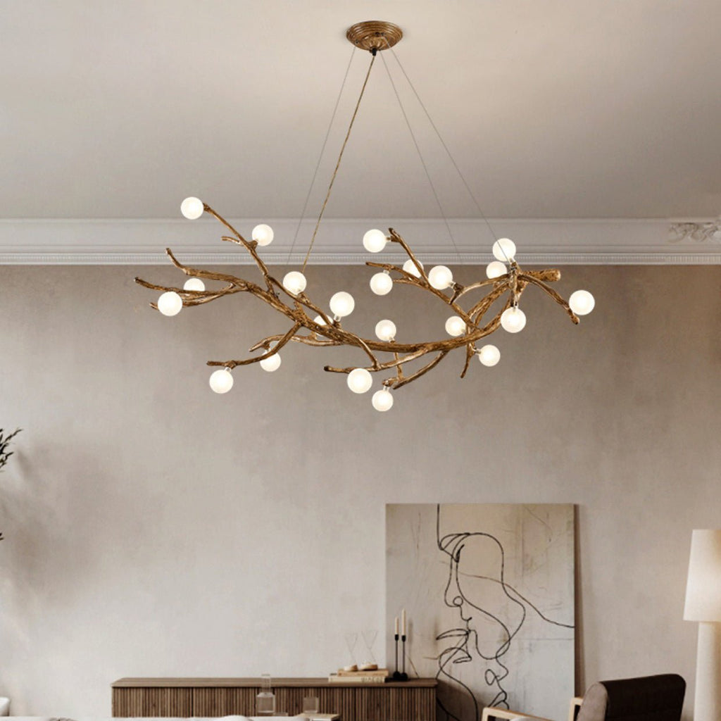 Boho Tree Branch Chandelier