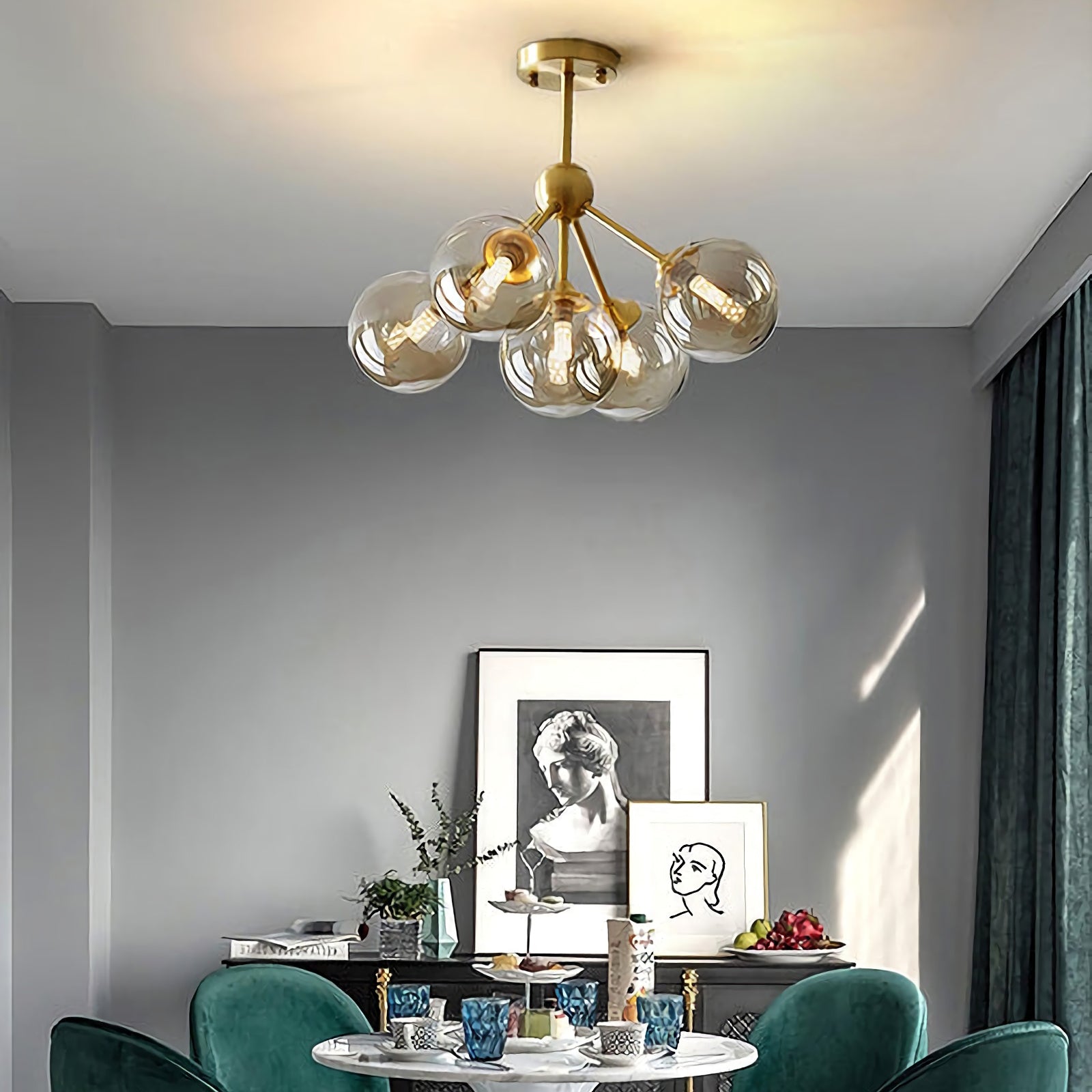 Bubble Rhizome Ceiling Light