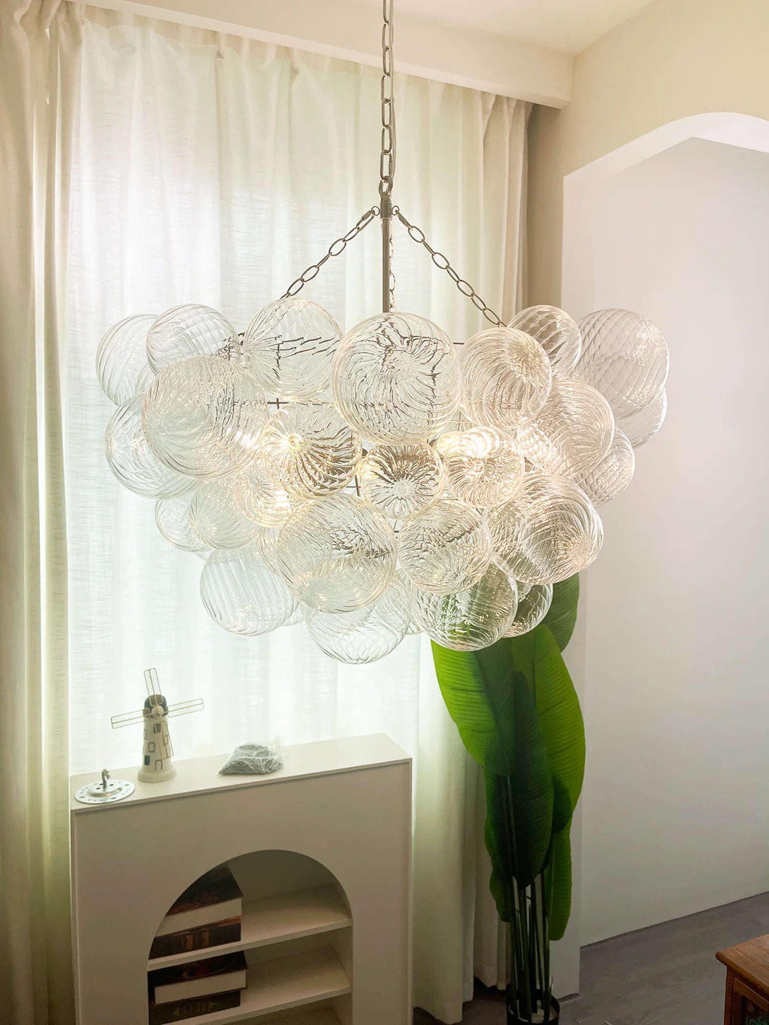 Bubbles Glass Ball Chandelier