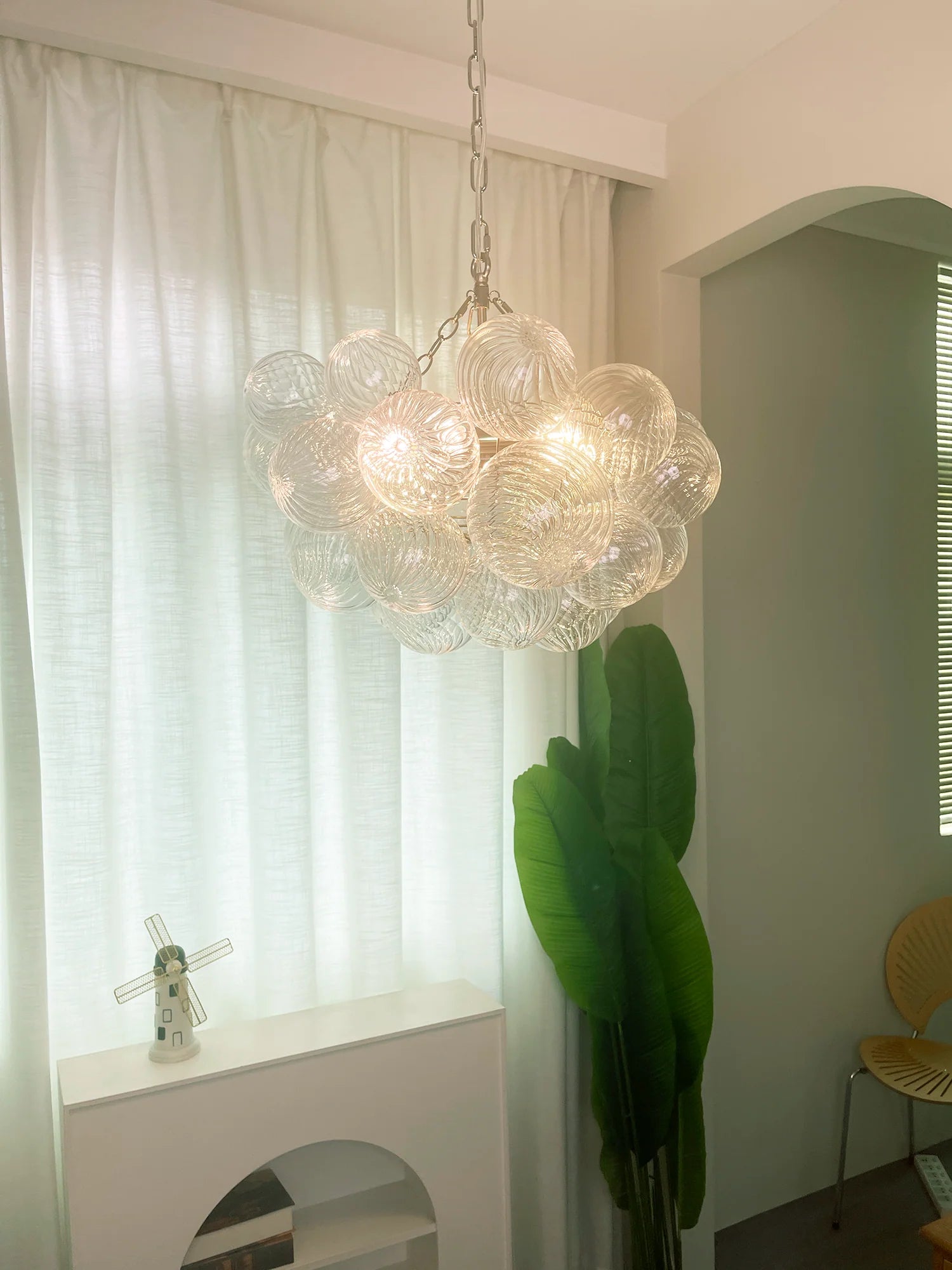 Bubbles Glass Ball Chandelier