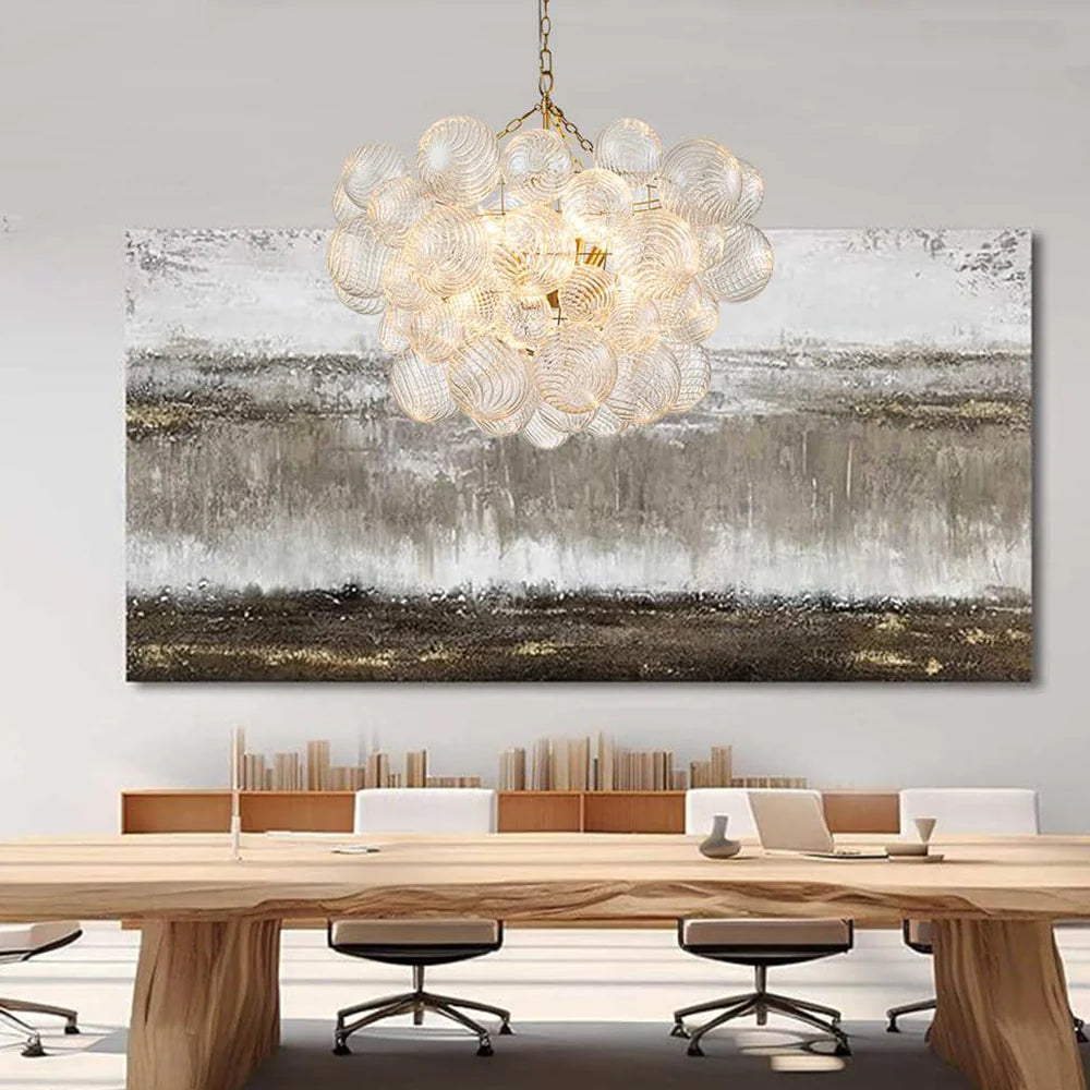 Bubbles Glass Ball Chandelier
