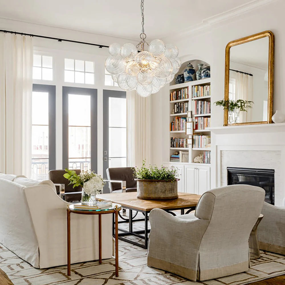 Bubbles Glass Ball Chandelier
