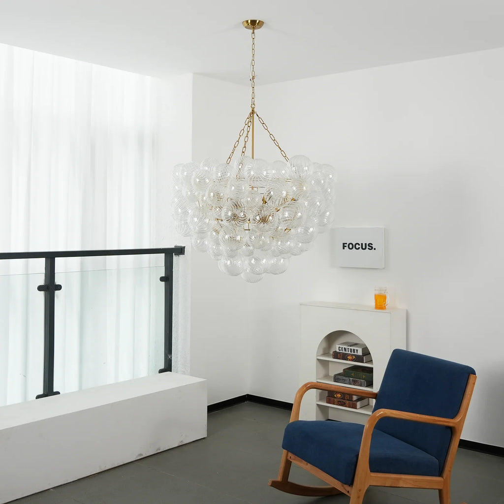 Bubbles Glass Ball Chandelier