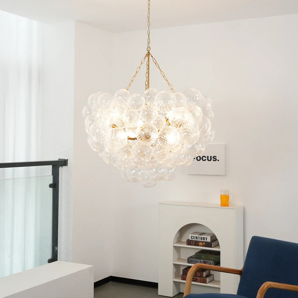 Bubbles Glass Ball Chandelier