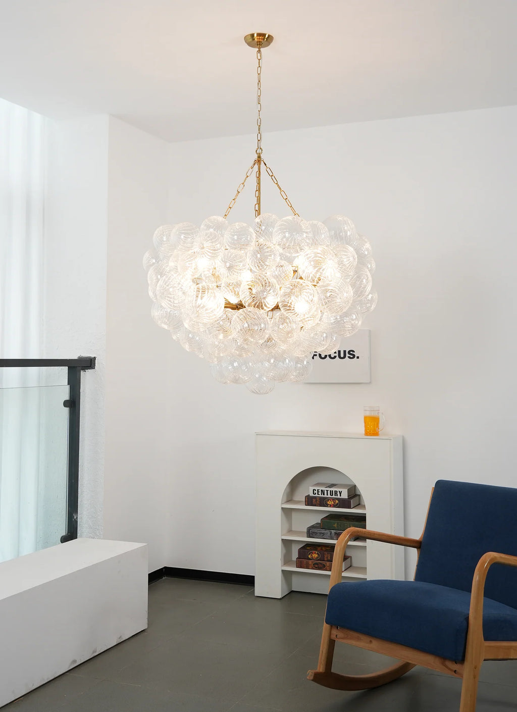 Bubbles Glass Ball Chandelier