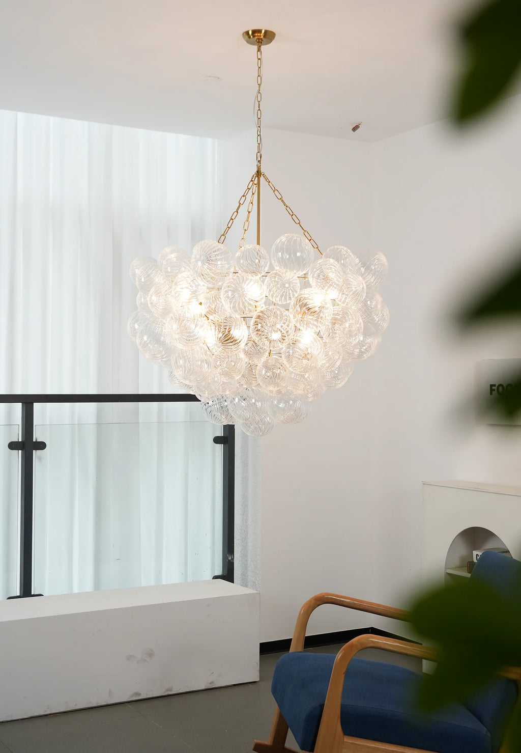 Bubbles Glass Ball Chandelier